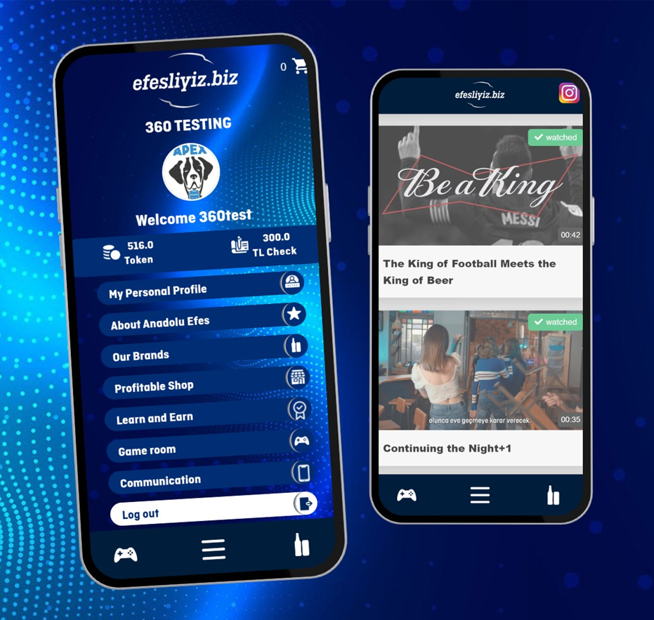 Efes Pilsen B2B Loyalty App - Mobile